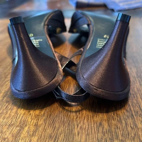 Dyeables brown dress peeptoe shoes - Picture 5 of 6